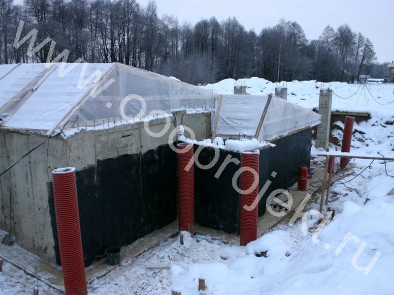 Строительство домов зимой