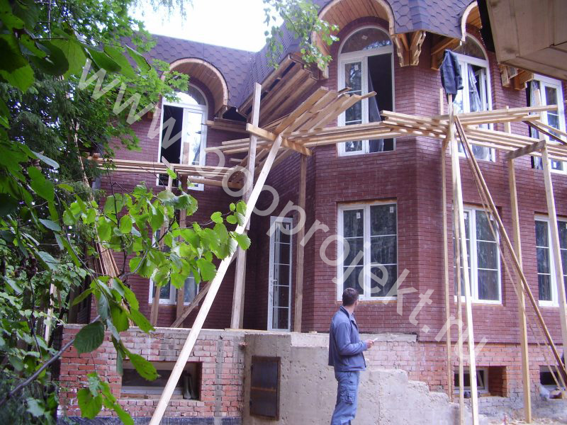Строительство дома из поризованных блоков