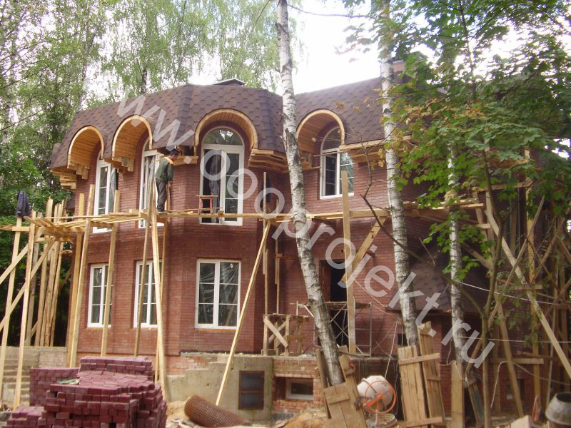 Строительство дома из поризованного камня